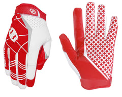 Seibertron Pro 3.0 front view showing glove fit and red color, improving confidence