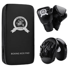 SEISSO front view of full kids boxing set showing complete starter kit protection
