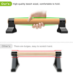 SELEWARE bars in use with athlete performing handstand improving balance and alignment