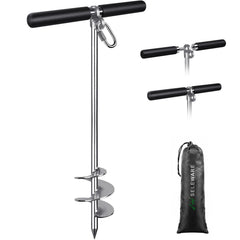 SELEWARE front view of 26 inch anchor showing full length and helix for secure hold