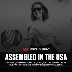 Selkirk Sport LUXX Control perimeter foam detail illustrating larger sweet spot and durability