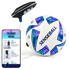 SenseBall front view showing size 3 ball and brand, promotes improved ball control