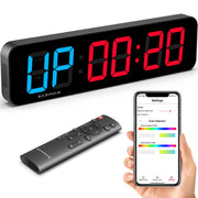 SERPHIX front display showing large LEDs and clear timing for easy viewing