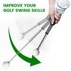 Seticek stainless steel shaft and resin head detail for durable, realistic swing feel benefit