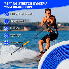 SETYPARY close-up Dyneema fibers highlighting strength and low-stretch performance