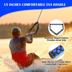 SETYPARY floating foam sections on water improving visibility and easy retrieval