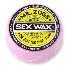 Sex Wax hockey stick bar on taped blade showing improved grip and water protection