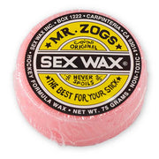 Sex Wax red strawberry bar front view showing compact wax and brand for quick grip