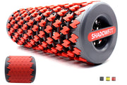 Shadowfit front view in red showing full-length roller and durable profile for versatile use