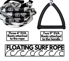 Shaka Pro soft end cap and knot protecting hands and boat surfaces