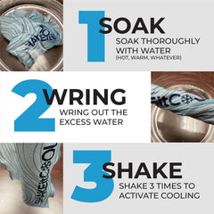 SHAKEitCOOL packed in small pouch for easy transport and storage convenience