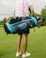 SHANKITGOLF glove gift presentation on tee box showing fun gifting appeal