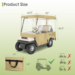 SHANTRA close-up of zippered side door for quick, easy access