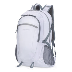 Sharkborough front view showing pack shape and capacity benefit