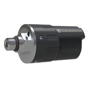 Shearwater Swift front view showing compact transmitter and LED status indicator for reliable telemetry