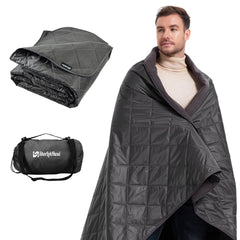 sheelokhwui full-size blanket spread outdoors shows coverage and comfort
