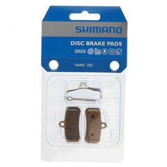 SHIMANO D02S front packaging showing pair, clear fit information and quick install benefit