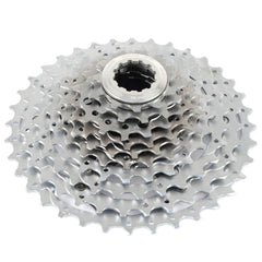 SHIMANO Deore XT close-up of sprocket teeth highlighting HyperGlide profiles and strength