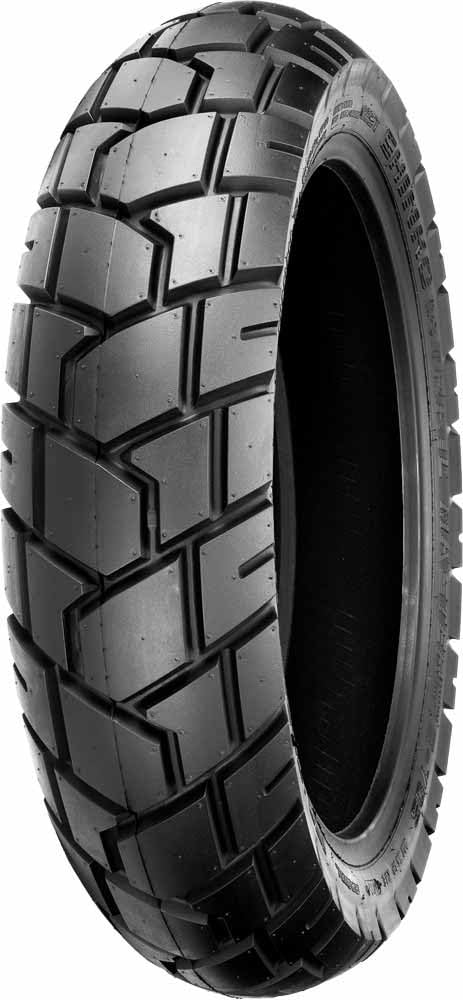 Shinko 705 tire profile close-up showing tread for reliable wet and dry grip
