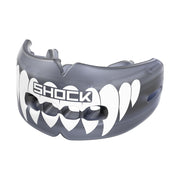 Shock Doctor front packaging showing double braces mouth guard and ready-to-use fit benefit
