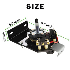 Shu-Ran shift linkage detail illustrating alignment feature for correct directional engagement