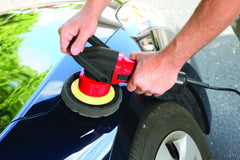 Shurhold 3152 mounted on backing plate demonstrating secure fit and control