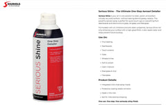 Shurhold Serious Shine used on car exterior showing high-gloss protective result