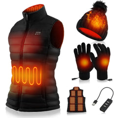 Shyyween vest front view showing zipper and streamlined warmth benefit