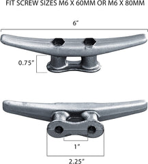 Simplified Living detail of pre-drilled mounting holes to simplify bolt installation