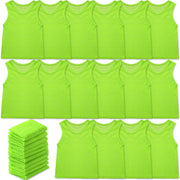 Sintege front view of stacked pinnies showing bright color and team visibility