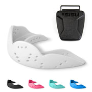 SISU aero front packaging showing clean snow white guard and case, clear protection