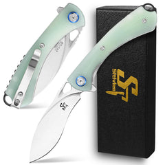 Sitivien ST147 front view showing blade and handle, durable everyday carry