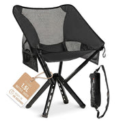sitpack Campster 2.0 front view showing compact design and immediate seating benefit