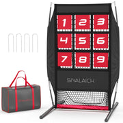 siyalaich front view of target net, shows compact storage benefit