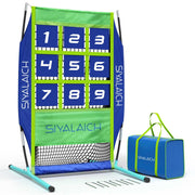 siyalaich front view target net showing full strike zone and compact frame for quick practice