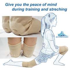 SKATINGSPIRIT anti-slip silicone cuff detail demonstrating stay-put grip during routines