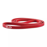 SKLZ red medium band front view showing size and color, durable training tool
