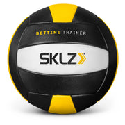 SKLZ front view of weighted volleyball showing durable shell and balanced design benefit