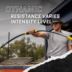 SKLZ shoulder bow fiberglass blade detail demonstrating dynamic resistance