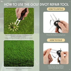 Skylety magnetic marker on tool illustrating quick ball marking and convenience benefit