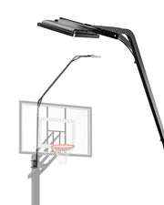 Skywin front profile over-the-rim mount showing stable fit and focused illumination