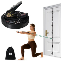 Slim Panda front view of door anchor strap showing full length and attachment points, durable setup benefit