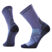 Smartwool front view of Nightfall Blue crew showing fit and color benefits
