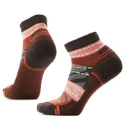 Smartwool front view of sock packaging showing product and color benefits