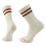 Smartwool front view of striped crew socks showing style and everyday comfort