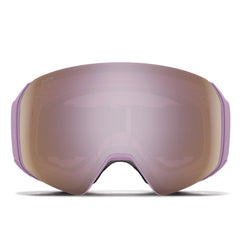 SMITH side profile of goggles paired with helmet demonstrating seamless integration and comfort