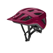 SMITH Convoy MIPS helmet front view in Merlot showing integrated visor and secure fit