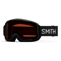 SMITH front view of goggles showing wide field of vision and comfort
