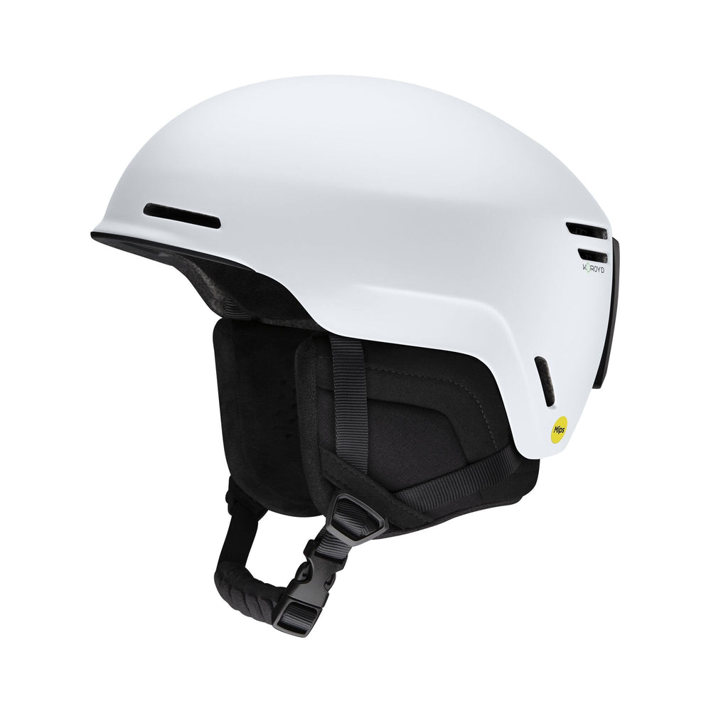 SMITH Method helmet front view showing sleek matte finish and secure fit benefit