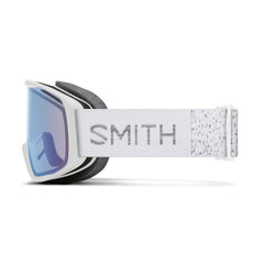 SMITH Rally close-up of blue Sensor mirror lens delivering glare reduction benefit